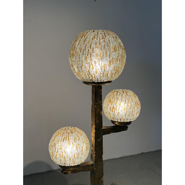 Brown Glass Floor Lamp by Biancardi and Jordan Arte, Verona, 1965 For Sale - Image 8 of 18