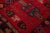 Red Vintage Handmade Persian Red Geometric Wool Runner Rug 4'9" X 10'2" For Sale - Image 8 of 10