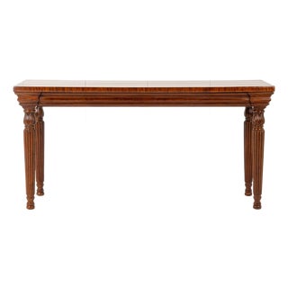 19th Century Regency English Mahogany Serving Table For Sale