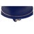Blue "Alphacute" Round Table With Bronze and Stainless Steel, Handcrafted For Sale - Image 8 of 8