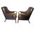 1990s Pair Vintage Lexington Tommy Bahama Coastal Bamboo Rattan Brown Lounge Chairs For Sale - Image 5 of 6