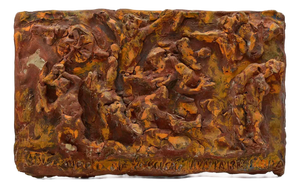 Sirio Pellegrini, Relief Sculpture, 1960s, Terracotta