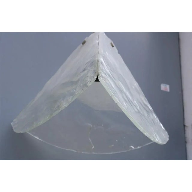 Glass Vintage Glass Pendant Lamp by Carlo Nason for Mazzega, 1970 For Sale - Image 7 of 13