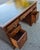 Wood Antique Early 19th Century English Georgian Mahogany Partners' Desk With Green Leather Writing Surface, [54"w X 35.5"d X 30.5"h] For Sale - Image 7 of 18