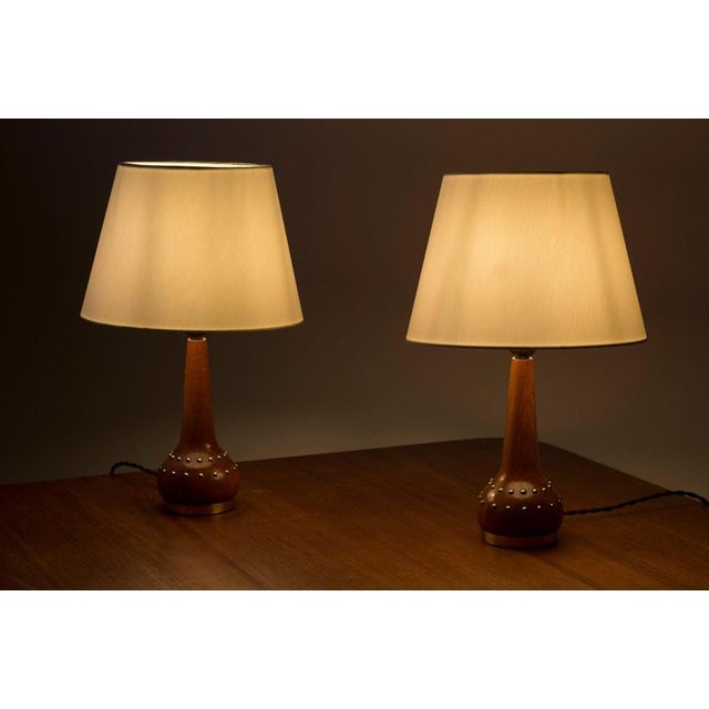 Table Lamps in the style of Otto Schulz, Set of 2 For Sale - Image 6 of 10