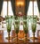 1960s Mid-Century Murano Gláss Emerald Green and Gold Champagne Flutes. 1960s, Set of 6 For Sale - Image 5 of 6