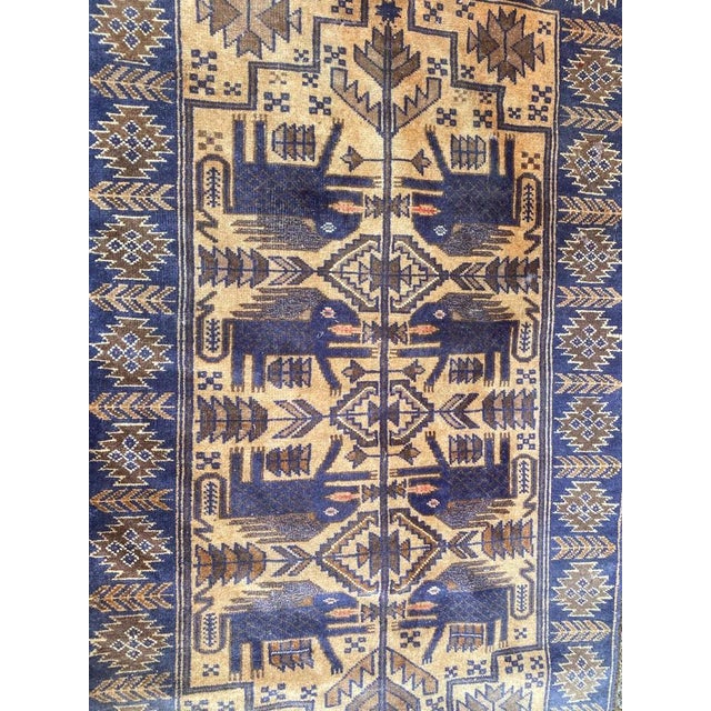 Vintage Belutch Rug, 1980s For Sale - Image 6 of 15