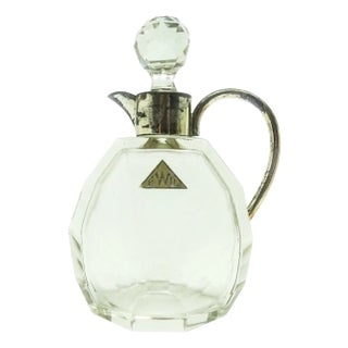 Art Deco Crystal Carafe from FWD, Germany, 1930s For Sale