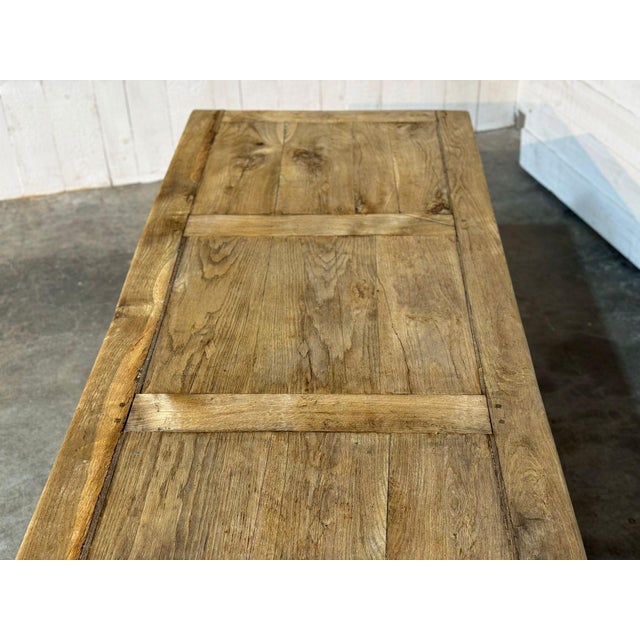 French Oak Farmhouse Dining Table, 1929 For Sale - Image 12 of 18