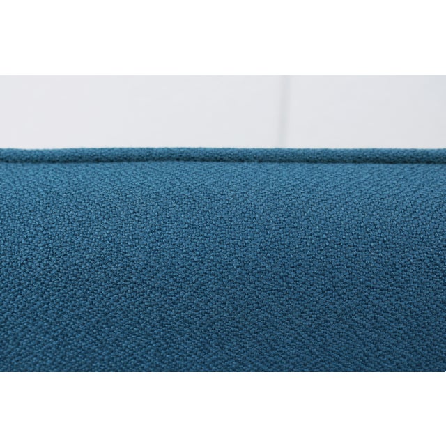 Ludwig Mies Van Der Rohe Brno Flat Bar Chairs in Blue Fabric by Gordon, Set of 3 For Sale - Image 17 of 18