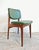 Mid-Century Modern Dining Chairs in Teak and Leather, 1960s, Set of 4 For Sale - Image 4 of 13