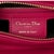 Christian Dior Lady Dior Large Lambskin Hot Pink / Fuschia Handbag, Excellent For Sale - Image 10 of 18