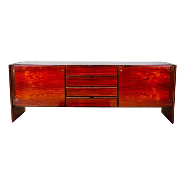 Mid-Century Scandinavian Modern Rosewood Credenza, Denmark, C. 1960s For Sale
