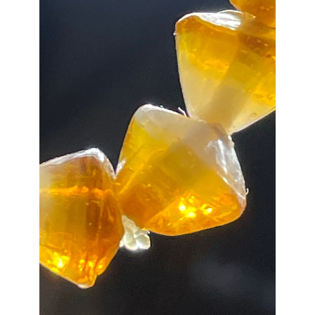 1930s 1930s Czech (Bohemian/Jablonex) Swirled Slag Glass Bracelet For Sale - Image 5 of 5