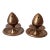India Brass Incense Stick Holders Miniature Pair For Sale