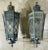 1980s Large Pair of Handcrafted Wall-Mounted Solid Brass Lanterns / Sconces For Sale In Miami - Image 6 of 18