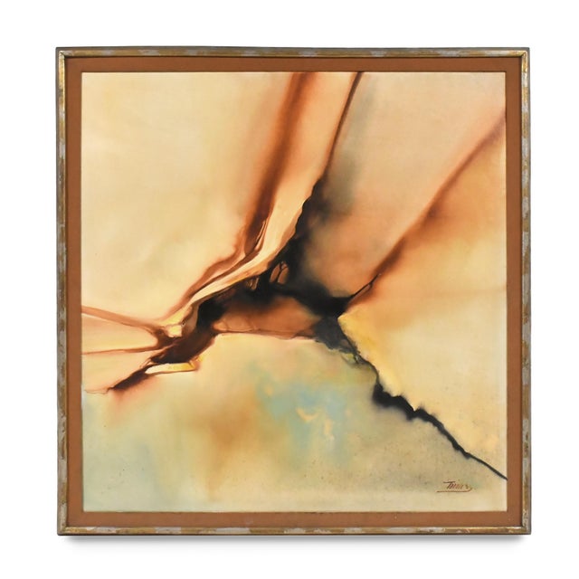 Texas artist Robert Tudor (b. 1936) painted atmospheric abstractions that take surrealism and abstract expressionism into...