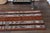 1970s Vintage Handmade Wool Cotton Black Orange Runner Rug For Sale In San Francisco - Image 6 of 11