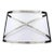 Drum Mezzo Sconce in Silver Finish with Plain Shade For Sale