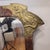 Brown Art Nouveau Mirror in Gilt Brass and Leather after Gabriel Viardot, France, 1930s For Sale - Image 8 of 18
