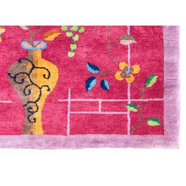 Early 20th Century Chinese Art Deco Rug For Sale - Image 11 of 13