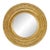 Friedman Brothers The Earl of Lytton Round Mirror in Classic Gold - 45" For Sale