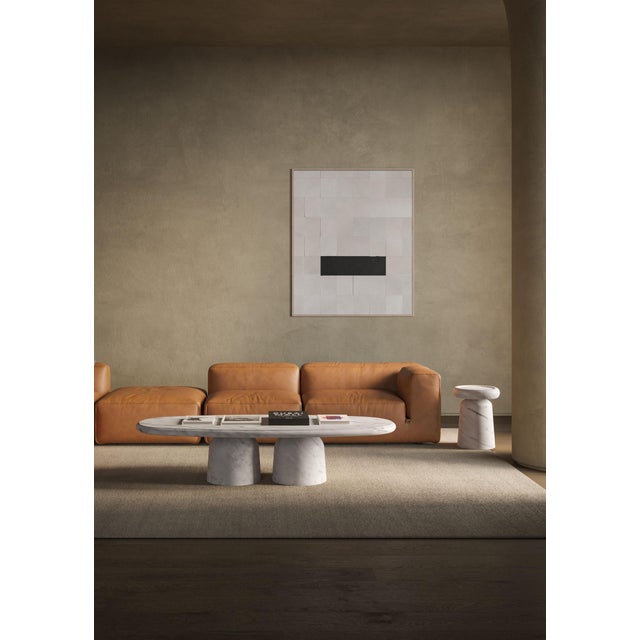 Side Table in White Gioia marble Size: ⌀ 39 x 50 cm. - 15.4 x 19.7 in. Commercial name: Nissa Side Table in White Gioia...