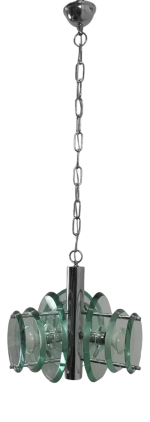 Mod. Satellite Crystal Ceiling Lamp from Fontana Arte