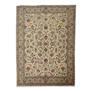 Vintage Persian Tabriz Rug - 09'06 X 12'10