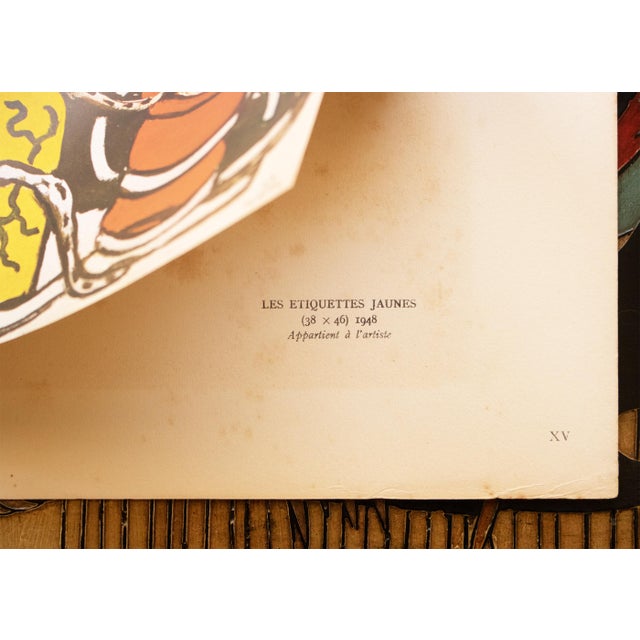 1948 After Fernand Léger "The Yellow Labels", First Edition Period Offset Lithograph For Sale In Dallas - Image 6 of 9