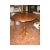 Rounded walnut coffee table from the second half of the 19th century with another central foot and turned and with a round...