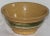 19thc Mocha Yellow Ware Seaweed Bowl For Sale - Image 4 of 6