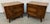 Mid-Century Modern Pair of Vintage Sculpted Walnut Nightstands by Young Mfg., Attributed For Sale - Image 3 of 16