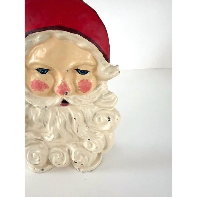 Cast Iron Santa Claus Doorstop For Sale - Image 4 of 12