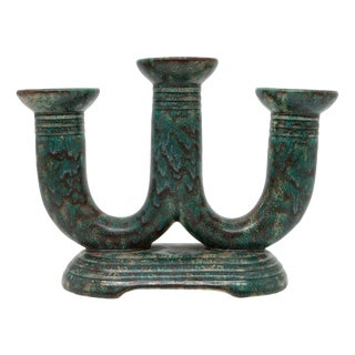 Art Nouveau Ceramic Candleholder from Zeller Keramik For Sale