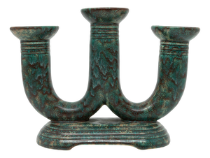 Art Nouveau Ceramic Candleholder from Zeller Keramik