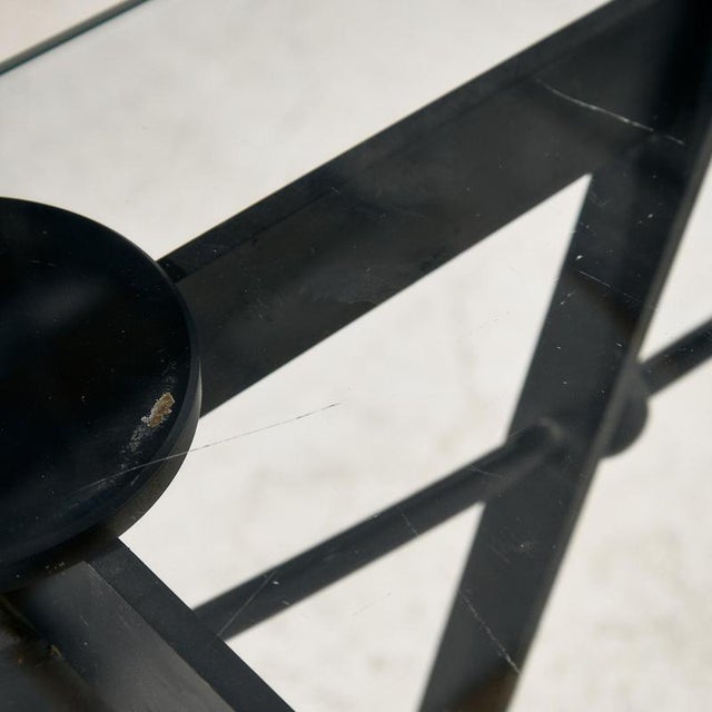 Washington Glass Console Table by Jean-Michel Wilmotte, 1980s For Sale - Image 13 of 14