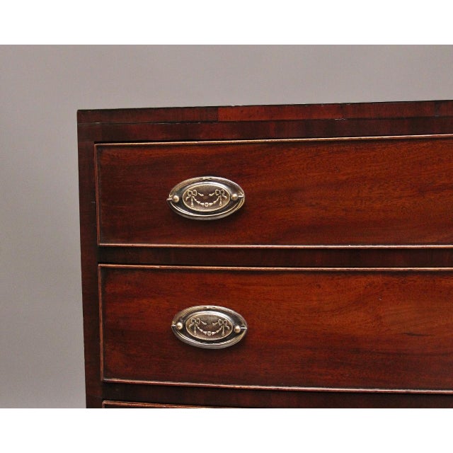 Wood 19th Century Mahogany Chest of Drawers, 1810 For Sale - Image 7 of 10