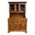 Vintage Tell City Young Republic Colonial Hard Rock Maple China Cabinet & Hutch For Sale
