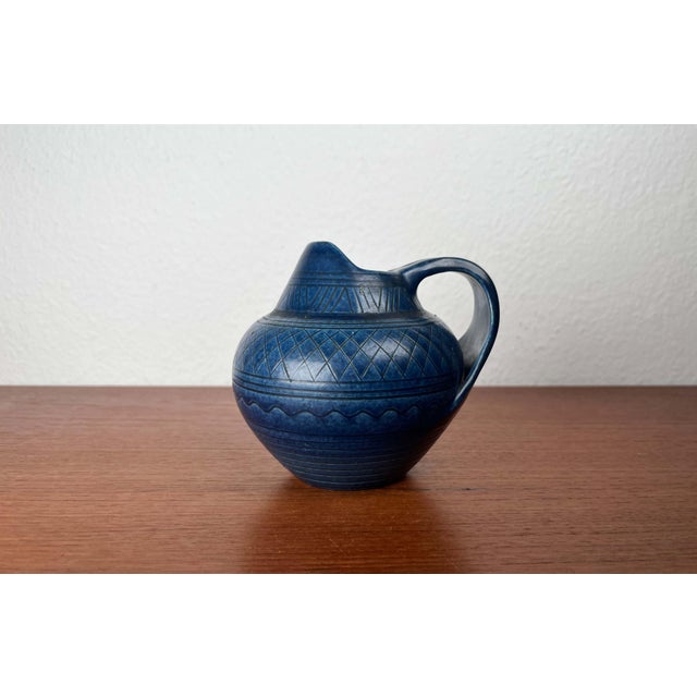 Mid-Century Modern German Studio Pottery Carafe Vase from Wilhelm Kagel, Partenkirchen, 1960s For Sale - Image 13 of 13