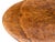 Vintage Estate Burl Walnut Wood Large Oval Low Coffee Table For Sale - Image 9 of 15