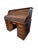 Traditional 1970s National Mount Airy Furniture Roll Top Oak S Curve Desk For Sale - Image 3 of 7