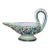 Vintage, Italian Deruta Ceramiche Aladdin Finger Candlestick Holder For Sale