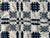Antique 19th Century Hand Loom Woven Blue and White Coverlet For Sale - Image 15 of 16