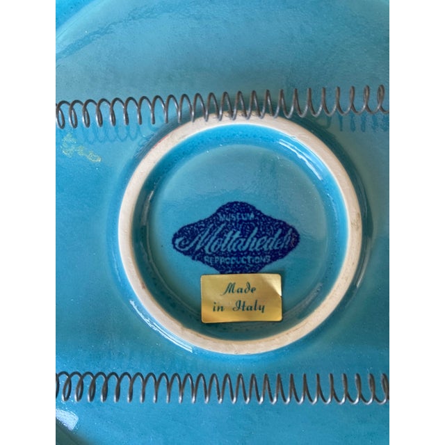 1990s Mottahedeh Palm Rimmed Plate For Sale In Chicago - Image 6 of 7