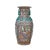 Chinese Hand Made Pink Turquoise House People Scenery Graphic Vase For Sale - Image 10 of 10
