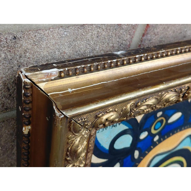 Mid 20th Century Framed Signed Amelia Peláez Del Casal Oil on Canvas For Sale In Greensboro - Image 6 of 11