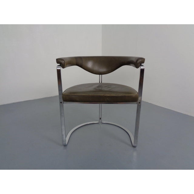 Model 6911 Armchair in Leather by Horst Brüning for Kill International, Germany, 1968 For Sale - Image 15 of 15