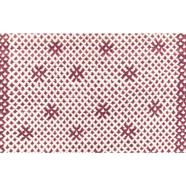 Modern Moroccan Style Geometric Flat Weave Wool Rug by Doris Leslie Blau For Sale In New York - Image 6 of 8