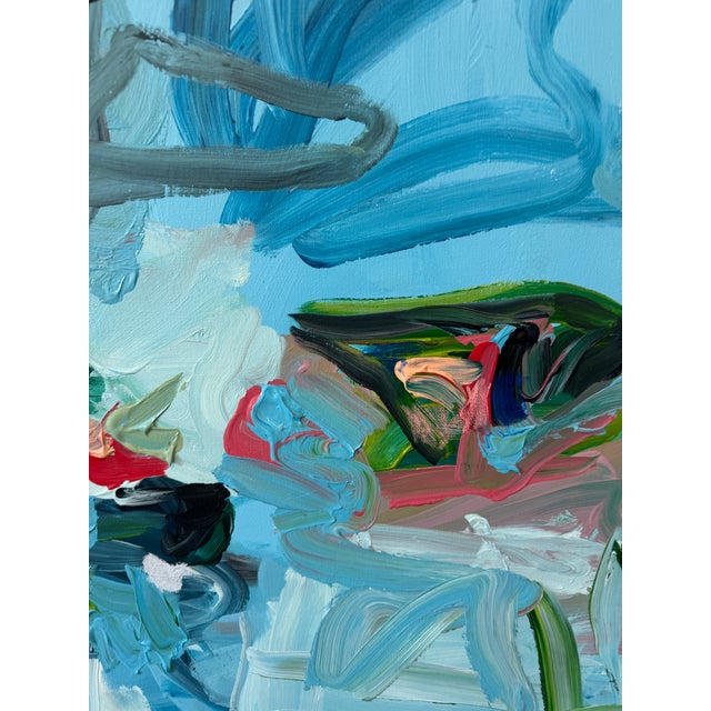 “Swim Meet” Original Painting by Hayley Morée For Sale - Image 4 of 5